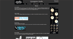 Desktop Screenshot of ljunggrenaudio.com