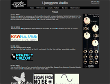 Tablet Screenshot of ljunggrenaudio.com